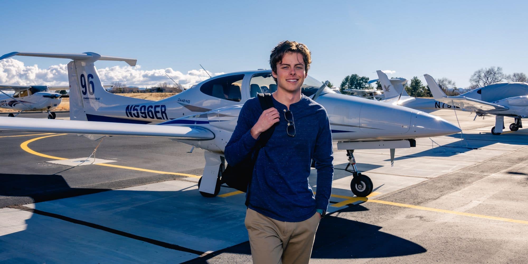 Following graduation, Williams will continue as an Embry-Riddle flight instructor before transitioning to a regional airline and ultimately the United flight deck. 