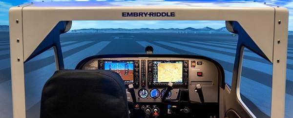 Embry-Riddle flight simulator