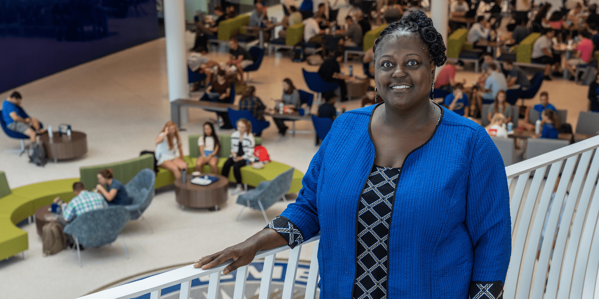 Paula Reed on campus.