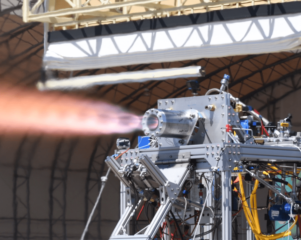 First hot-fire of Project Triton — the most powerful liquid rocket engine ever fired by Embry-Riddle Daytona — producing a targeted thrust of 1,000 lbf.