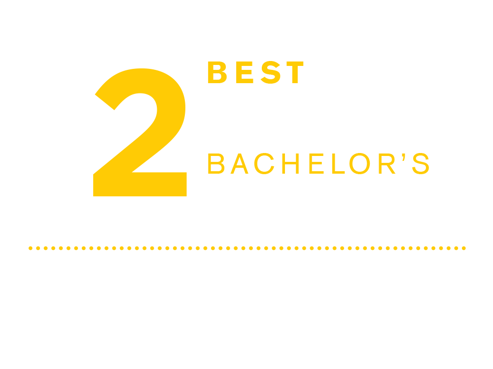 #2 best online programs Bachelors