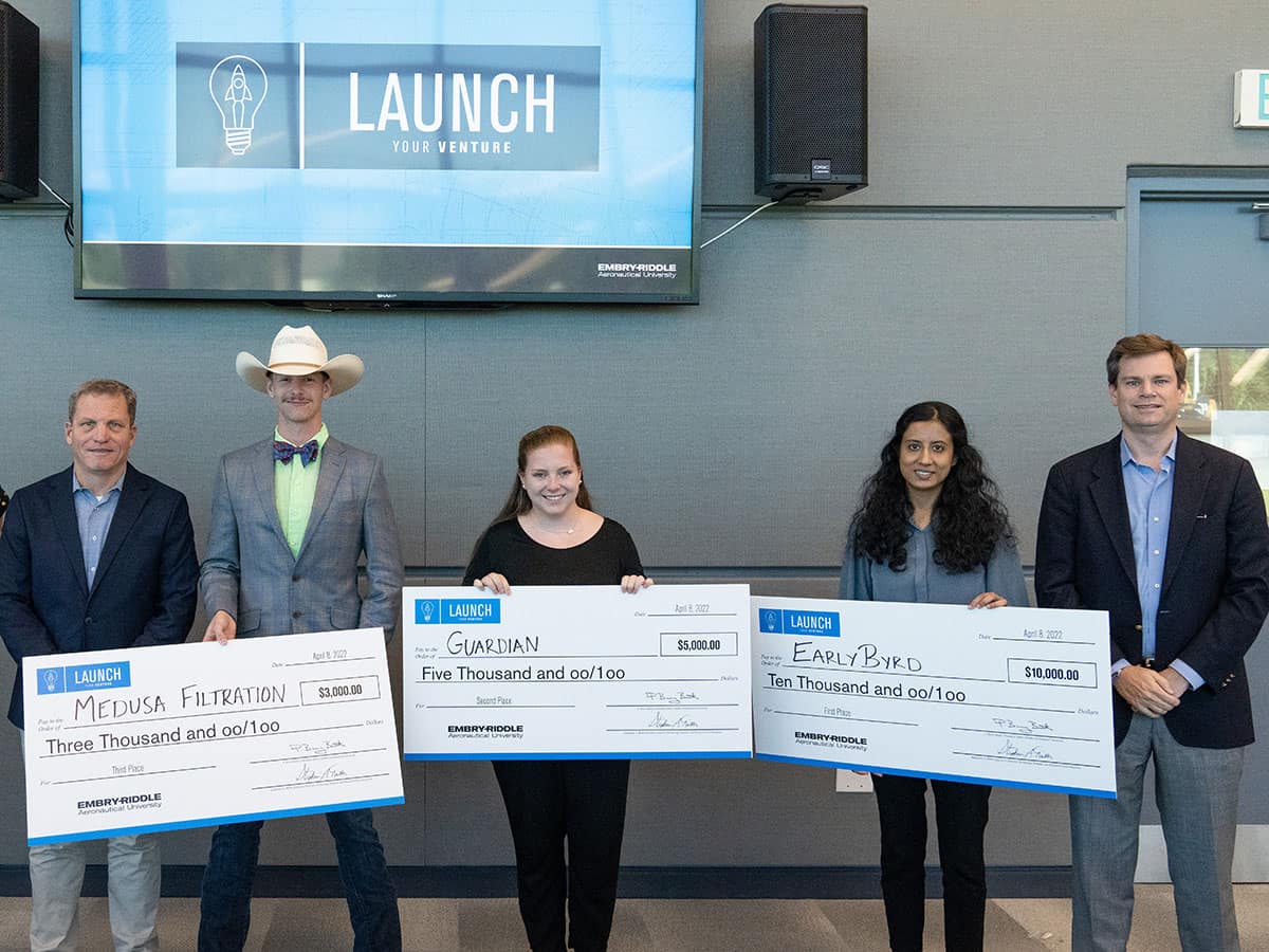 The 2022 winners of the Launch Your Venture competition