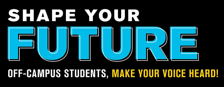 Census: Shape your future! Off-campus students, make your voice heard!