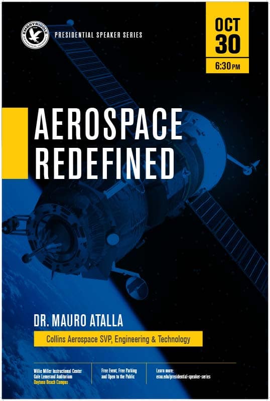 Presidential Speaker Series poster for Mauro Atalla