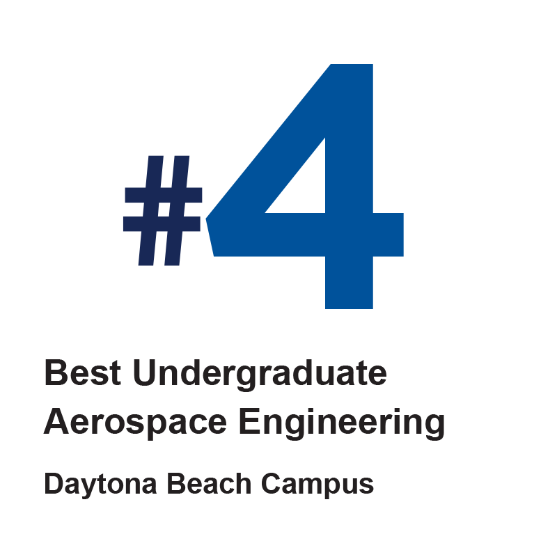 #4 - Best Undergraduate Aerospace Engineering Program, Daytona Beach Campus