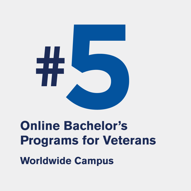 Number 5 Online Bachelor's Programs for Veterans - Worldwide Campus