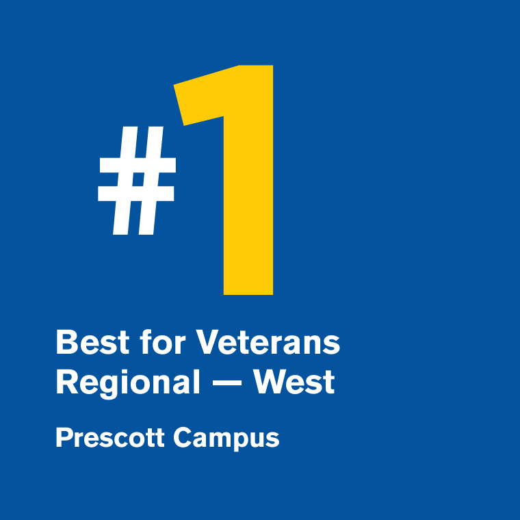 Number 1 Best for Veterans Regional - West - Prescott Campus