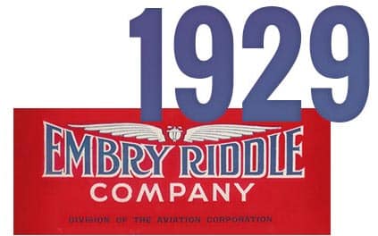 Embry-Riddle Company graphic from 1929