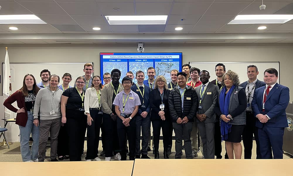 AAAE members with Commissioner for the Chicago Department of Aviation Jamie Rhee (center) during the group’s recent behind-the-scenes visit to O’Hare Airport. (Photo: AAAE Prescott Chapter)